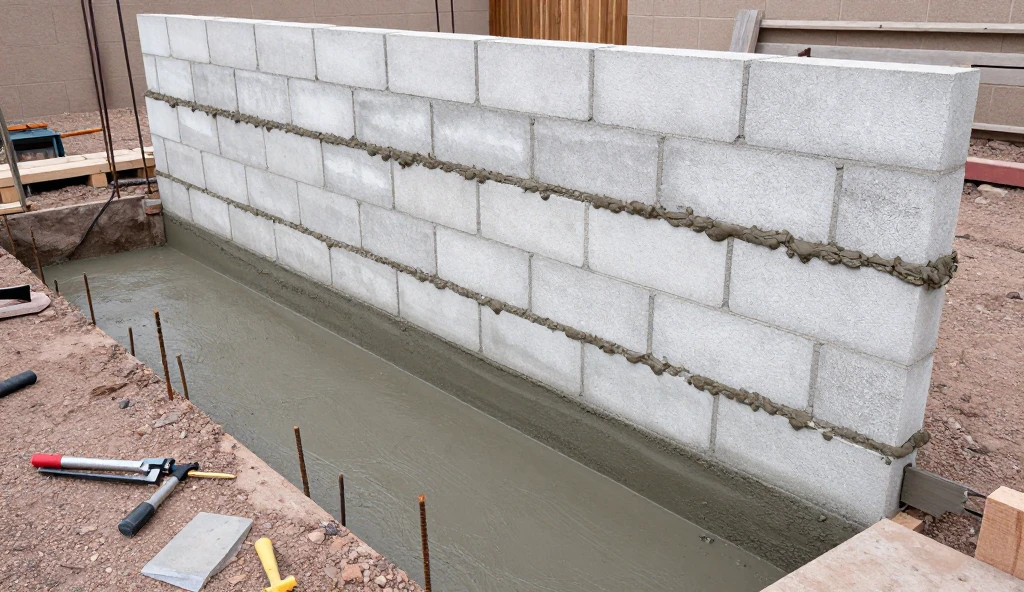 Concrete Block Installation